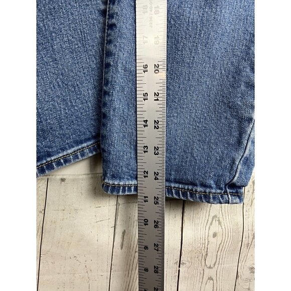 PACSUN Mom Jean Medium Dark Blue Wash Denim Women's Juniors Size 27 - Picture 7 of 9